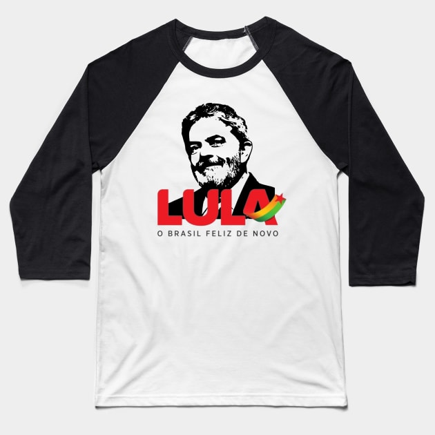 Lula 2023 Baseball T-Shirt by Amescla